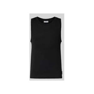 Tanktop mit Rundhalsausschnitt und Label-Detail