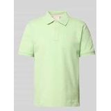 Regular Fit Poloshirt mit Label-Stitching