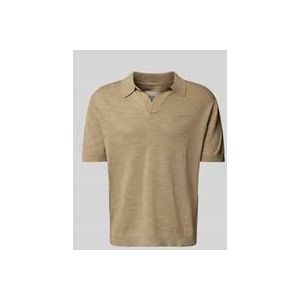 Regular Fit Poloshirt mit Label-Stitching