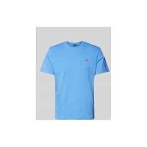 T-Shirt mit Label-Stitching Modell 'SALIS'