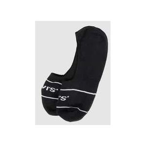 Füßlinge mit Label-Print im 2er-Pack