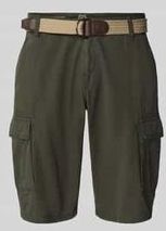 Regular Fit Cargoshorts mit Gürtel
