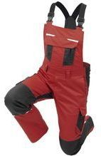 QUALITEX HIGH QUALITY WORKWEAR Latzhose IND red dahlia/phantom Herren: 90