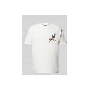 Relaxed Fit T-Shirt mit Logo-Stitching Modell 'NOVELTY'