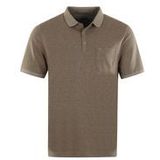 Hajo Shirt Kurzarm-Poloshirt Softknit mit Knopfleiste und Brusttasche in Regular Fit