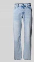 Slim Fit Jeans aus Baumwoll-Mix mit Label Patch Modell 'RYAN'