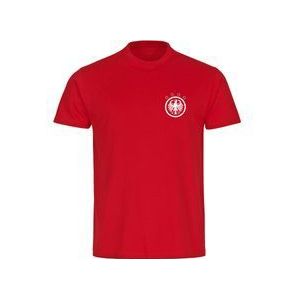 multifanshop Herren T-Shirt - Deutschland - Adler Retro - Druck weiß - Männer