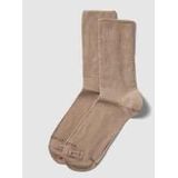Socken mit Label-Print im 2er-Pack