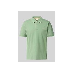 Regular Fit Poloshirt mit Label-Stitching