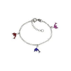 Zeeme for Kids Armband 925 Sterling Silber Delfine