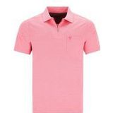 Hajo Shirt Kurzarm-Poloshirt Softknit mit verdecktem Reißverschluss und Brusttasche in Regular Fit