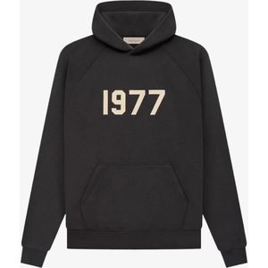 Fear of God - Essentials 1977 - Hoodie - Iron - Zware Katoen en Polyester