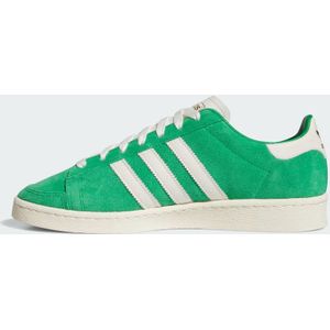 adidas - Jabbar Lo - Basketbalschoenen - Green Glow/Cream White - Suède/Leder