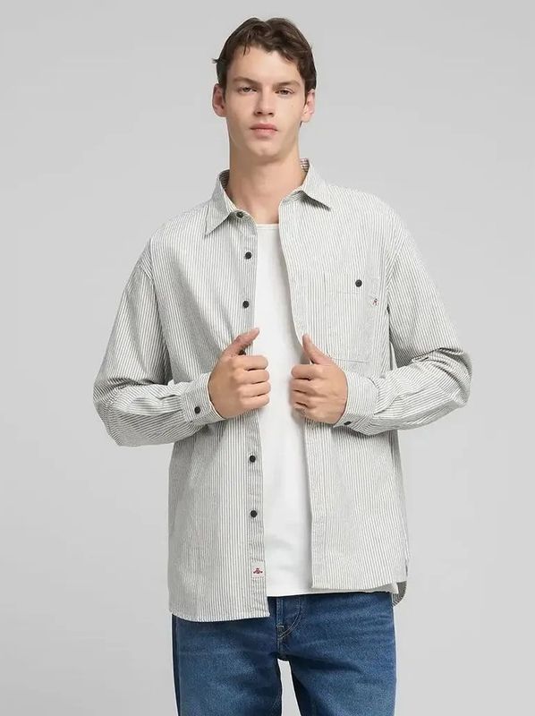 Replay - M4144.000.52810 - Overhemd - Gestreept - Katoen Oxford