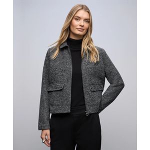 Street One Dames Gevlekt jack in Zwart, in size: 36