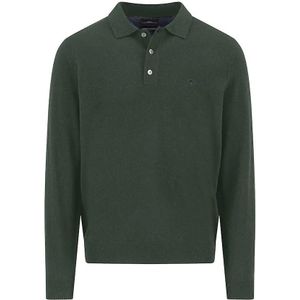 Fynch-Hatton - Poloshirt - Heren - Mix van Merinowol en Kasjmier - Lange Mouwen