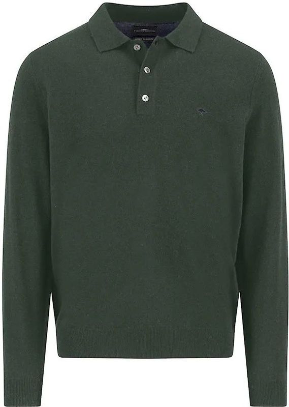 Fynch-Hatton - Poloshirt - Heren - Mix van Merinowol en Kasjmier - Lange Mouwen