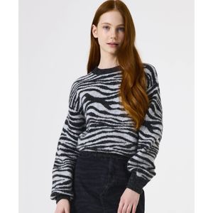 GARCIA - Effen Trui - Zwart - Lange Mouw