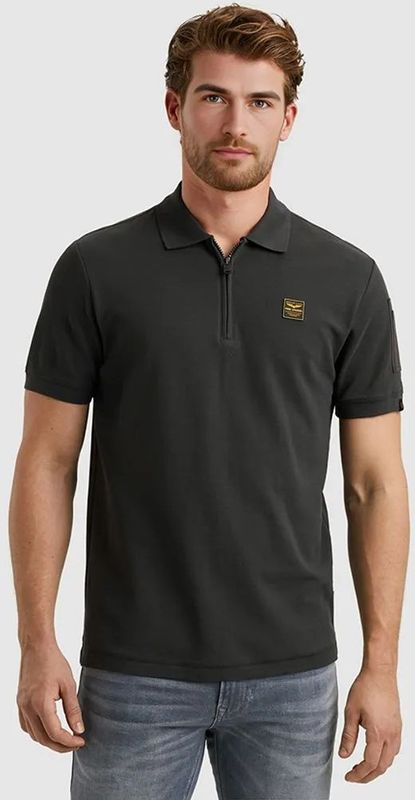 PME Legend - Polo - Grijs - Korte Mouw