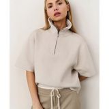 YAYA - 01-000490-509 - Pullover - Licht Beige - Korte Mouw