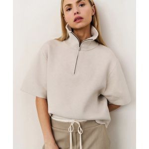 YAYA - 01-000490-509 - Pullover - Licht Beige - Korte Mouw