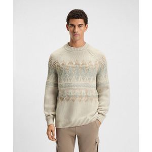 Boss - Karombo 10274230 - Trui - Relaxte Pasvorm - Ronde Hals - Lange Mouwen