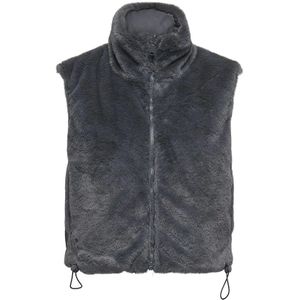 Only - Onldana Faux Fur - Gilet - Blackened Pearl - Dames
