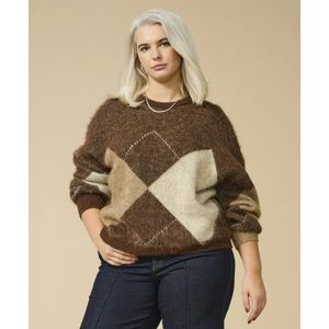 Carnoeme - Gebreide Pullover - O-hals - Lange Mouwen - Regular Fit