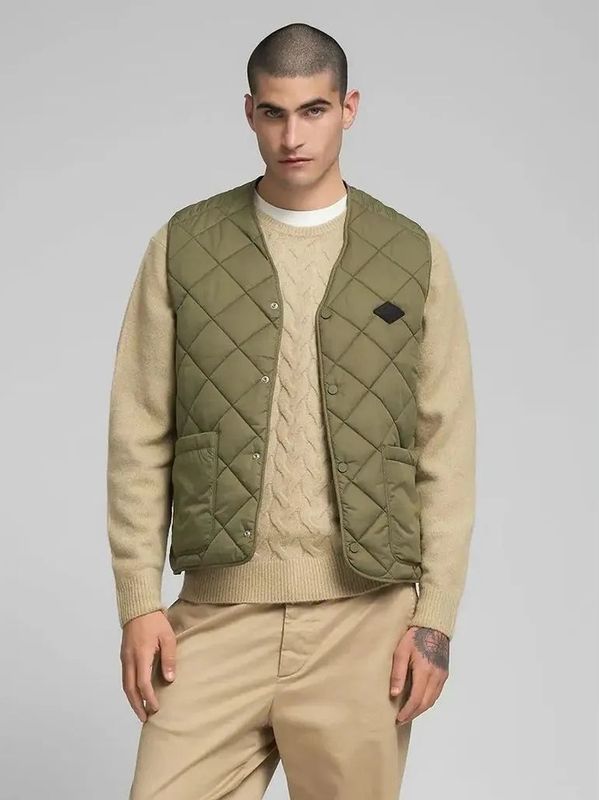 Replay - Bodywarmer Quilted - Groen