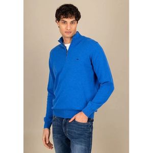 Fynch Hatton - Superfine - Half Rits Trui - Katoen