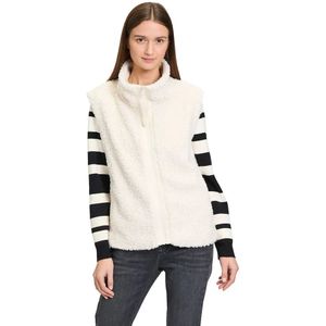 Betty & Co - Bodywarmer - Crème - Licht Gevoerd - Ritssluiting