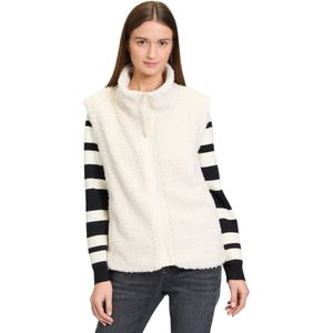 Betty & Co - Bodywarmer - Crème - Licht Gevoerd - Ritssluiting