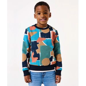 GARCIA - Sweater - Blauw - Regular Fit
