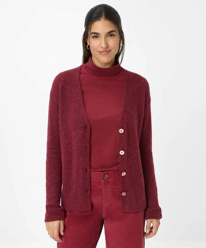 Brax Dames  Style ALICIA mulberry, donkerrood, maat 34