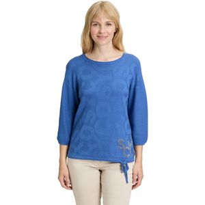 So Cosy - Fijngebreide Trui - Blauw - Gebreide Truien