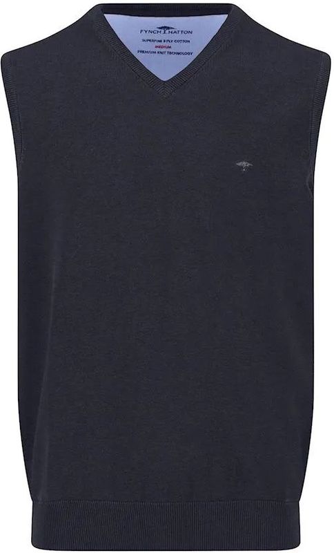 FYNCH-HATTON - Slip-over - Navy - Met Geborduurd Logo