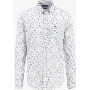 Fynch Hatton - Structured Print Mix - Overhemd - Lange Mouwen