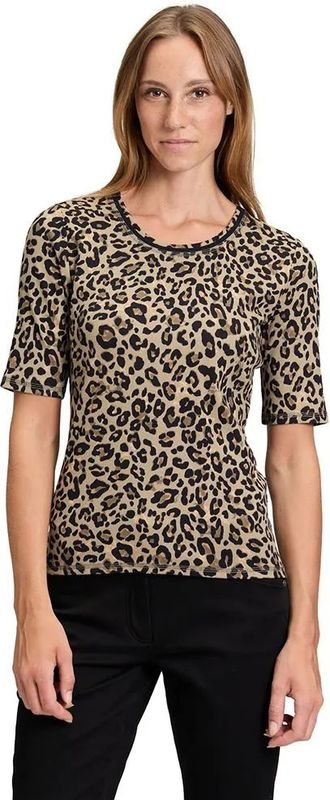 Betty Barclay - Geribbeld Basic Shirt - Groen - Dames