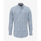 Fynch Hatton - Overhemd Casual LM - Kobalt Blauw