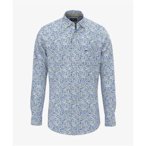 Fynch Hatton - Overhemd Casual LM - Kobalt Blauw