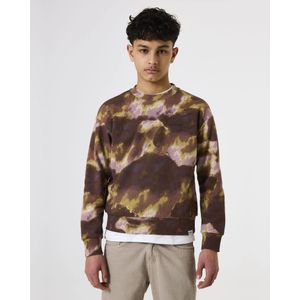 GARCIA - Print Sweater - Bruin - Jongens - Lange Mouw