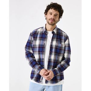 GARCIA - Overhemd - Blauw - Lange Mouw