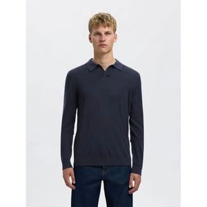 SELECTED HOMME - TRAY - Poloshirt - Regular Fit - Effen - Zuivere Wol