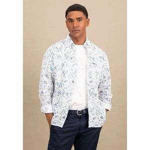 Fynch Hatton - Overhemd Casual LM - Wit - XL