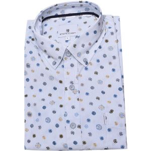 State of Art Overhemd Allover Print Regular Fit