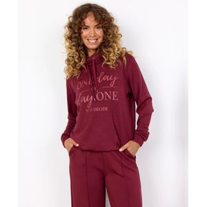 Soyaconcept Sweatshirt 'BANU 256'  pastelrood / donkerrood