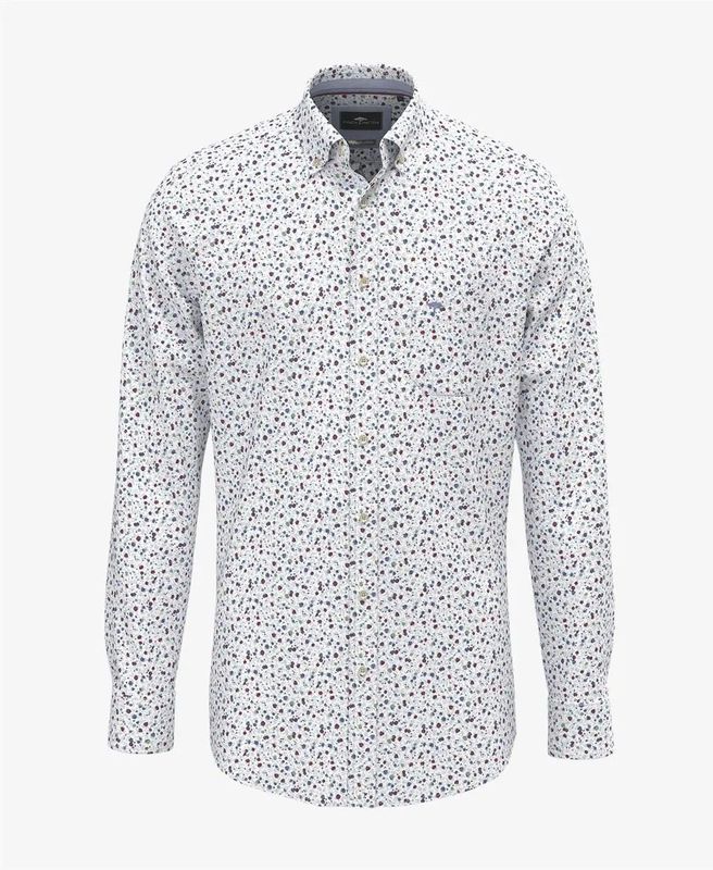 Fynch Hatton - 15088710 - Overhemd - Gestippeld - Met Lange Mouwen