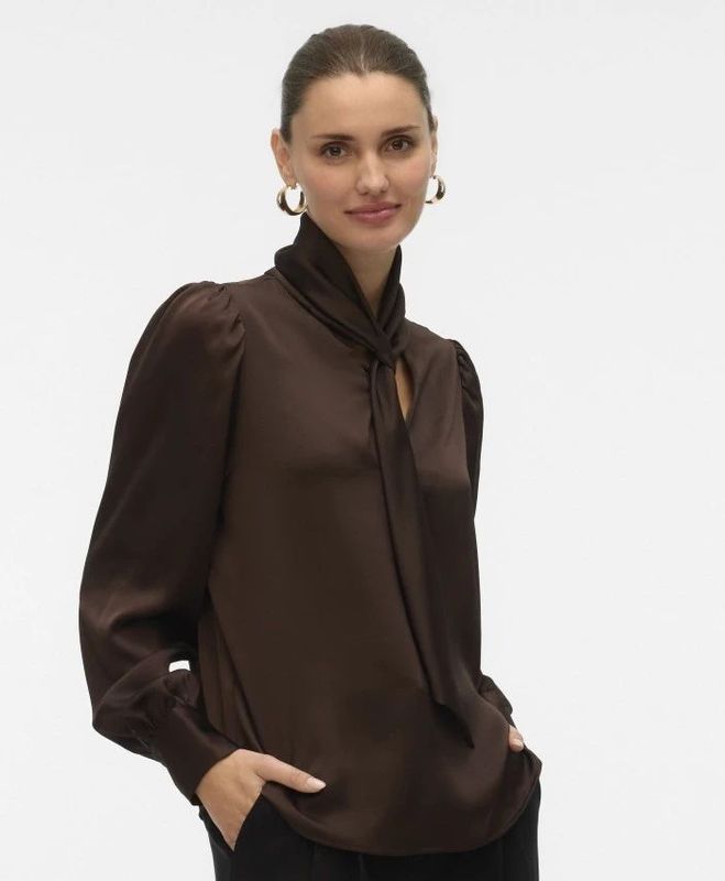 Vero Moda - Vmnini Cia S - Blousetop - Bruin
