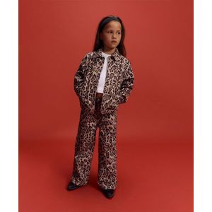 ALIX The Label Mini Jeans Wide Leg Leopard