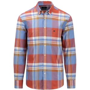 Fynch Hatton - 13128000 - Overhemd - Lange Mouwen - Geruit - Katoen